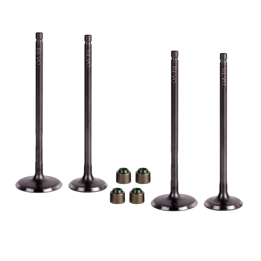 Válvulas Admisión Y Escape+Sellos Pulsar 200 Ns-As-Rs-Ns Bsiv-200 Ns Fi Revo 2Par