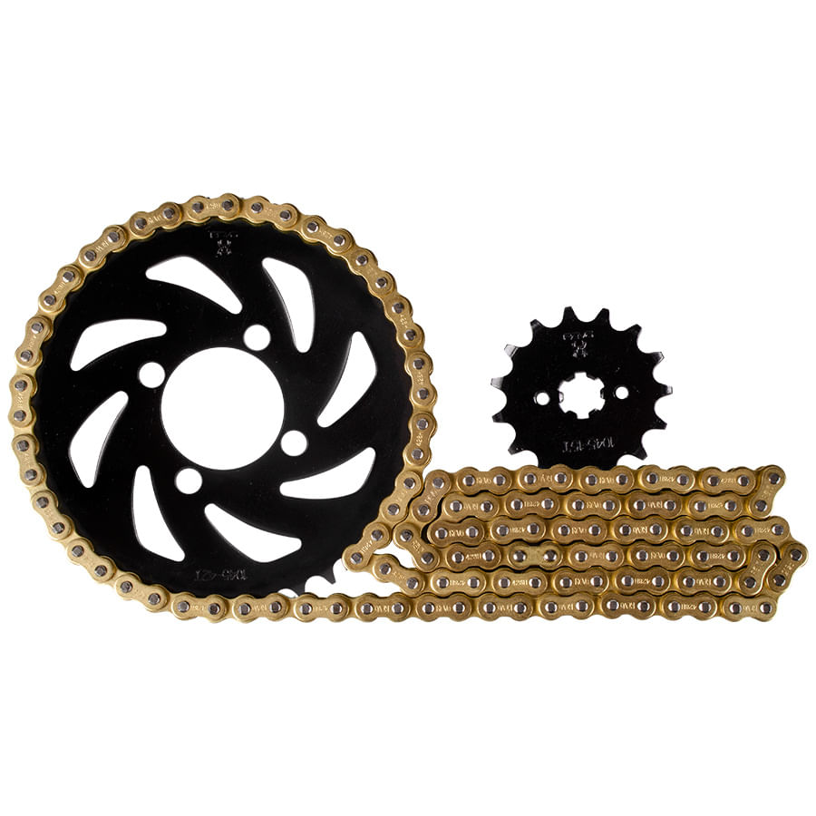 Kit Arrastre 15X42 (420h-122) Discover 100-100M-110, Platino 110-125, XCD 125 Revo Spider KitX3