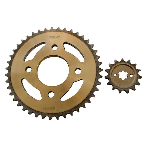 Kit Sprocket 15X43 4H (428) Pulsar 135, 125-150-160 NS, Discover 125-150 ST Revo Termico KitX2