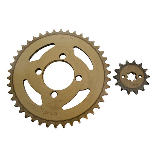 Kit Sprocket 15X42 4H (428) Boxer CT 100-Titanium, Platino 100-Tricolor-Cargo Revo Termico KitX2