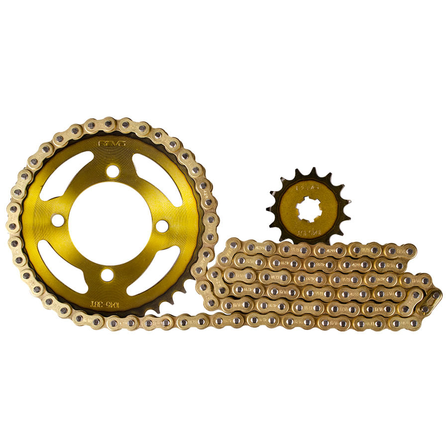 Kit Arrastre 15X38 4H (428h-116) RX 100-110A-115 Revo Termico KitX3