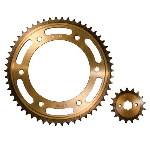 Kit Sprocket 17X54 6H (428) XR 125L, NXR 125 BROS Revo Termico KitX2