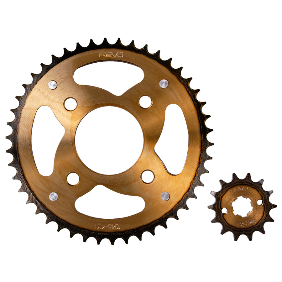 Kit Sprocket 14X43 4H (428) CB 150 Invicta-NEW Revo Termico KitX2