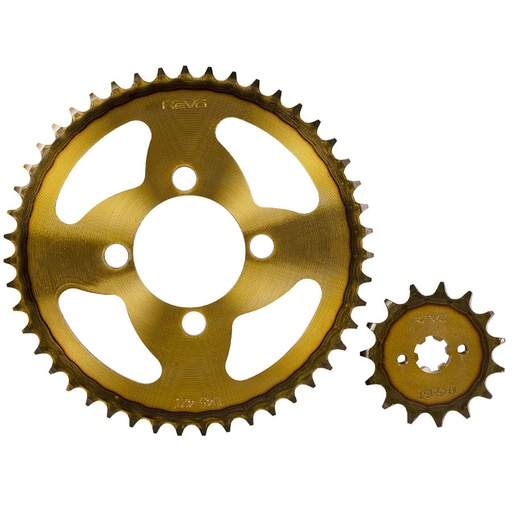 Kit Sprocket 15X42 4H (420) Discover 100-100M-110, Platino 110-125, XCD 125 Revo Termico KitX2