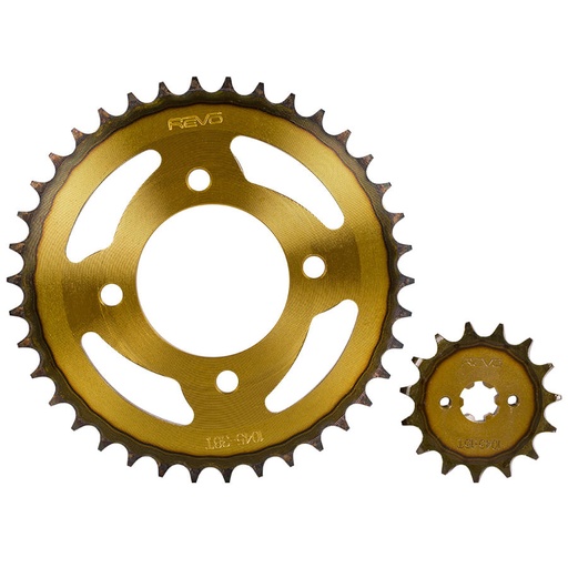 Kit Sprocket 15X38 4H (428) EVO 125-150 NE-NEW Revo Termico KitX2
