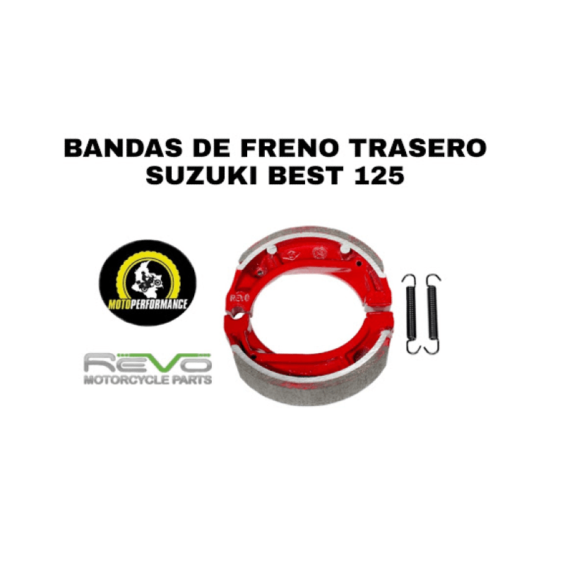Bandas De Freno(110*25)Mm Del-Trasera Ax4-C70-Trasera Best125-Akt 125 Flex-Avanti-Top Boy Revo