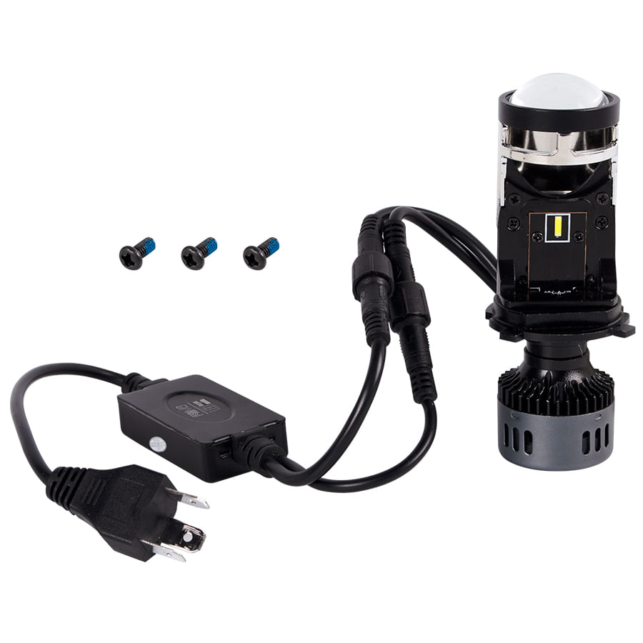 Luz Led De 36W Ac-Dc 12-24V 3600 Lumens Con Ventilador Base H4 (Triceta) Revo Und
