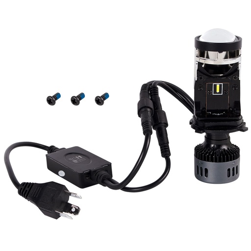 Luz Led De 36W Ac-Dc 12-24V 3600 Lumens Con Ventilador Base H4 (Triceta) Revo Und