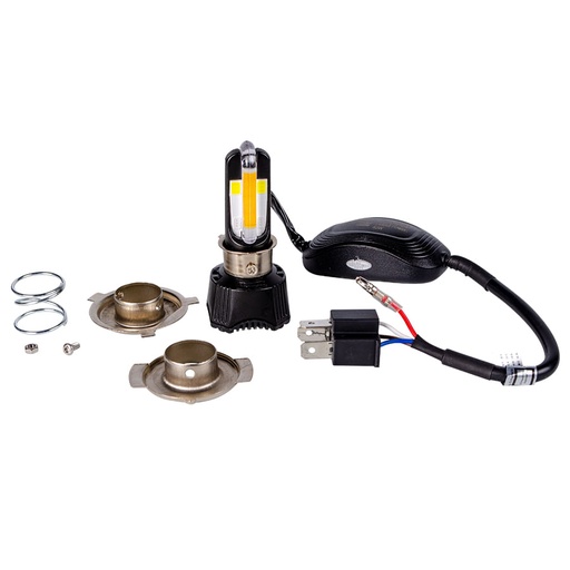 Luz Drl Led De 40W Ac-Dc 9-18V 4000 Lumens Con Ventilador Base H4-Piloto Blanco Revo Und