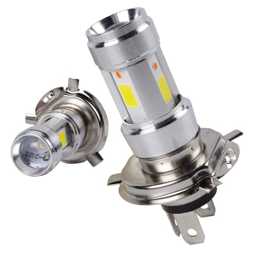 Luz Led De 12W Ac-Dc 9-80V 1200 Lumens Base H4 (Triceta) Revo Und