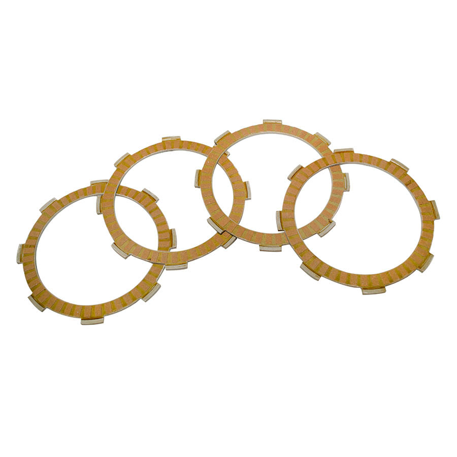 Discos Clutch Paper Akt125-125Flex-Ecodelux-Nxg-Cb 125F-C100Biz-Cbz160-Plat125-185-Xlr125 Revo Setx4