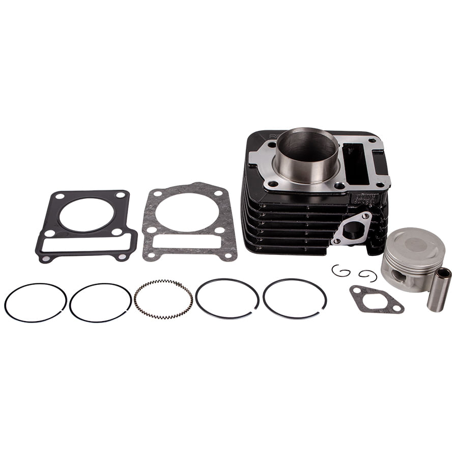 Cilindro Completo Negro Libero 125, YBR 125, XTZ 125 Revo Kit