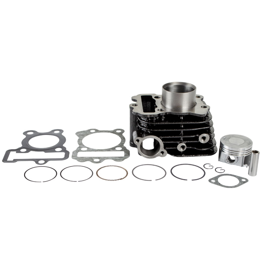 Cilindro Completo Negro Boxer CT 100 ES-KS, Platino 110 Revo Kit