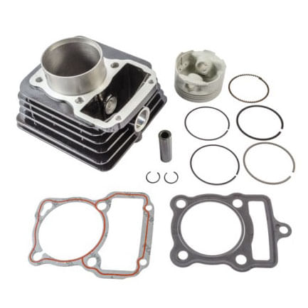 Cilindro Completo Negro Pasador 13Mm (Cgr) Akt 125 (Mod 150)-Nkdr-Ttr-Slr-Evo Ne-Evo R3-Cr4 Revo Kit