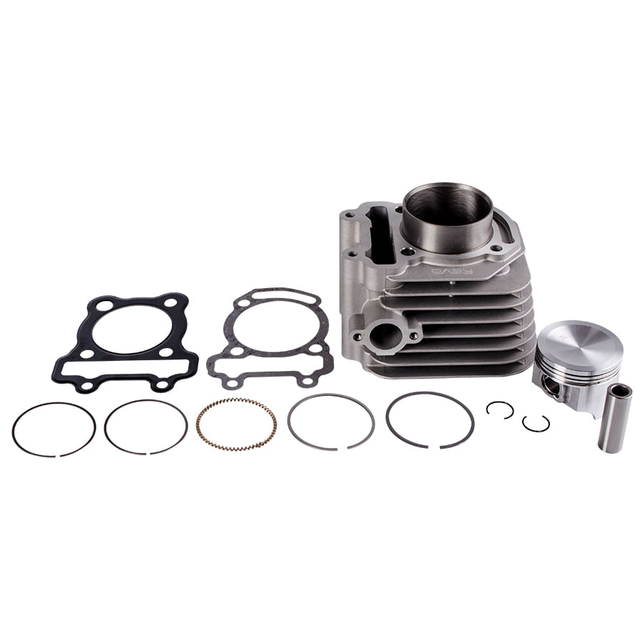 Cilindro Completo Gris Motocarro Torito RE 205D Revo Kit