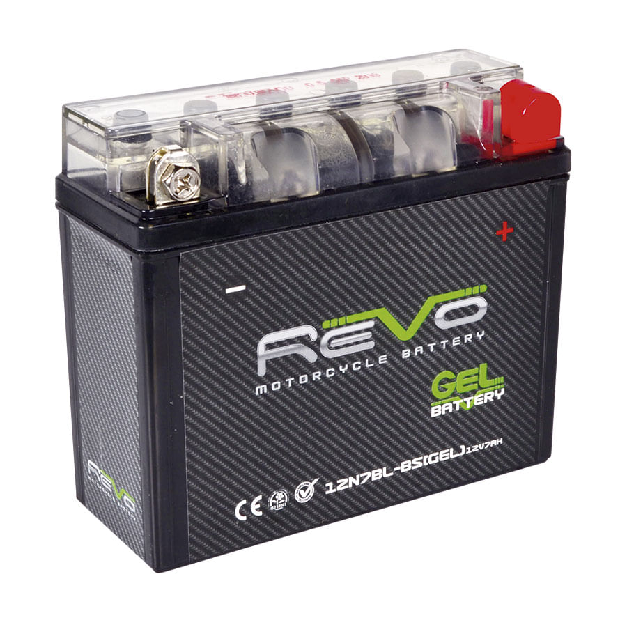 Bateria GEL 12N7BL-BS (- +) Revo Unidad