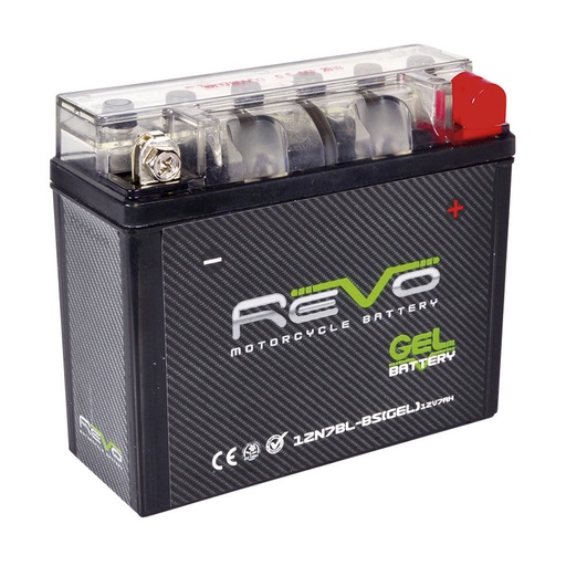 Bateria GEL 12N7BL-BS (- +) Revo Unidad
