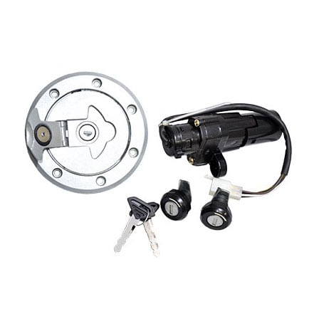 Switch Encendido Seguros Y Tapa Gasolina Pulsar 180 V2009-Pulsar Ii Varroc Original Kit