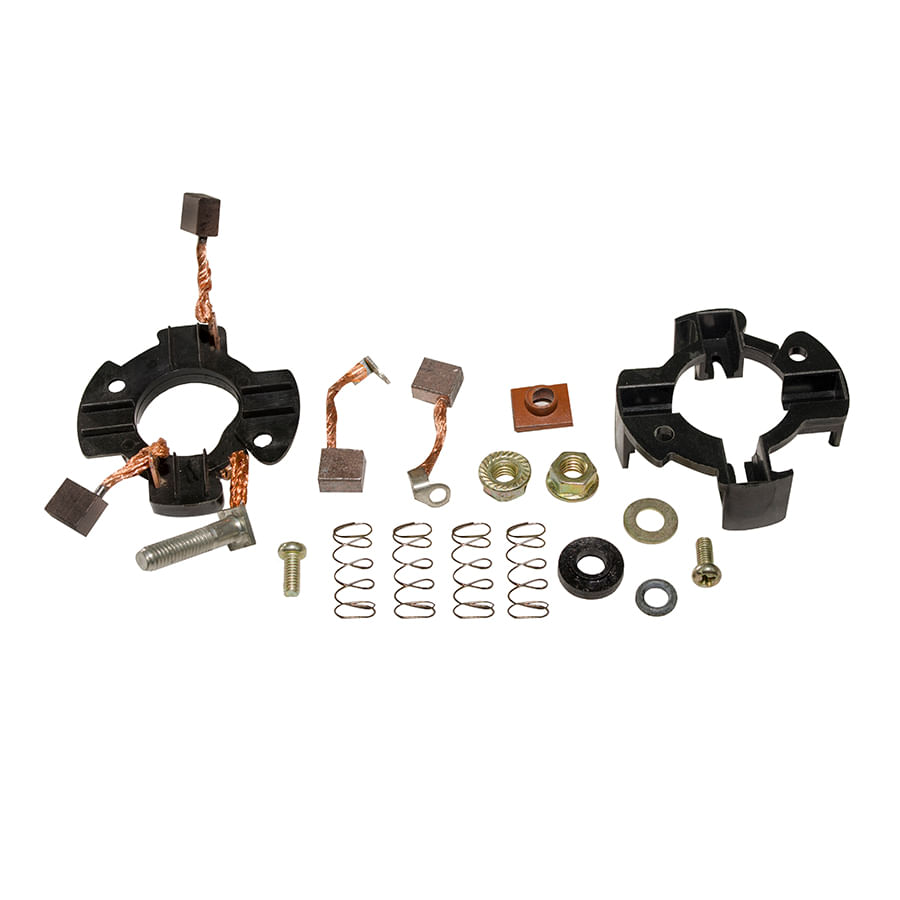 Escobillas Y Porta Escobillas Arranque Motocarro TVS King Tuk Tuk Original Varroc Kit