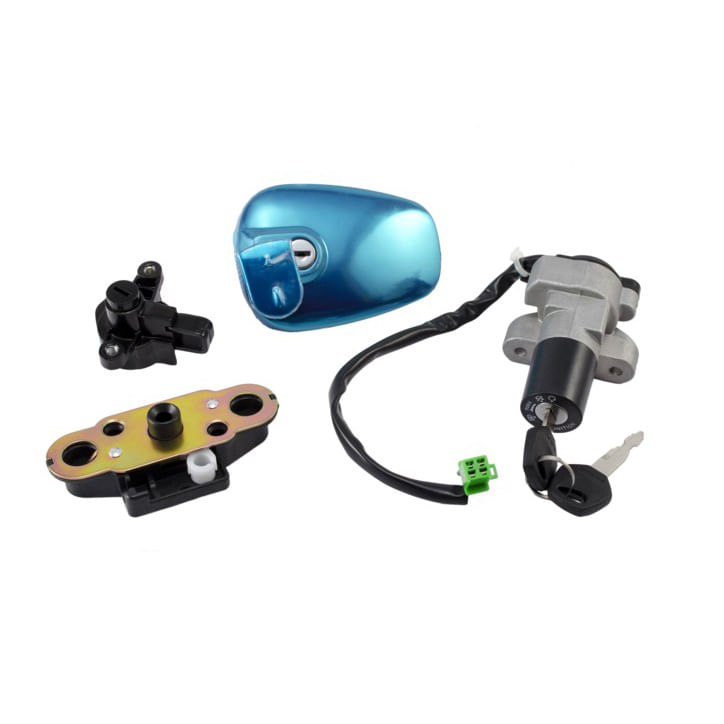 Switche Encendido+Sillin+Gasolina+Seguro Gs125 Suki Parts Kit