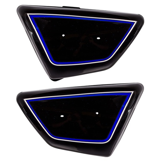 Tapas Laterales Negras GN 125H-EURO II-III-NOVA Sukiparts KitX2