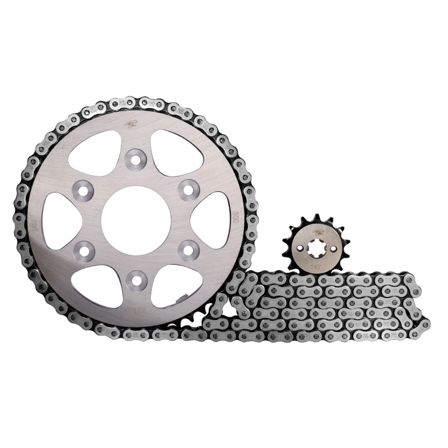Kit Arrastre 14X42 6h (520h-118) KTM Duke 200-390, NG-RC 200, Svartpilen 200 Revo Scorpion KitX3
