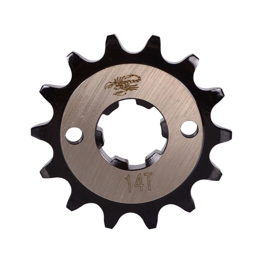 Piñon de Salida 14T (428) AKT EVO 125-150 R3, CR4 125 Dual shock-Unishock Revo Scorpion Und