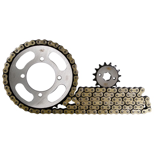 Kit Arrastre 14X39 4h (428h-132) AKT 125, EVO 150 R3, CR4 125 Dual Shock-Unishock Revo Scorpion KitX3