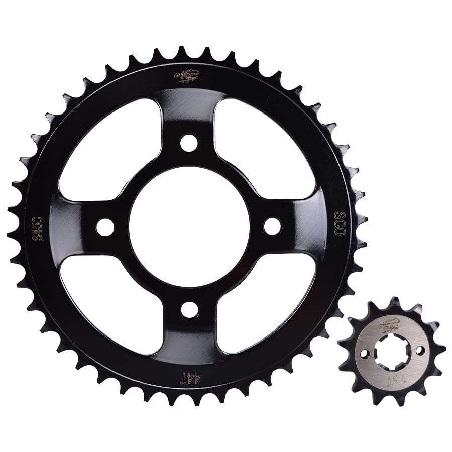 Kit Sprocket 13X44 (428) Apache RTR 160 2V Revo Scorpion KitX2
