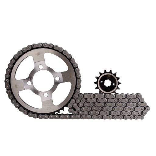 Kit de Arrastre 15X42 (428h-124) Platino 100-125-125 5S, XCD 125, Discover 100-100M-110 Revo Scorpion KitX3