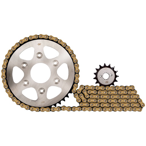 Kit de Arrastre 15X45 6H (520h-120) Dominar 400-UG, KTM Duke 250-390-NG Revo Scorpion KitX3