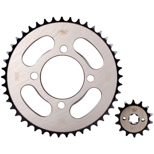 Kit Sprocket 14X36 (428) Viva X 115, Viva R Cool-Style-Evolution, AX4, Best 125 Revo Scorpion KitX2