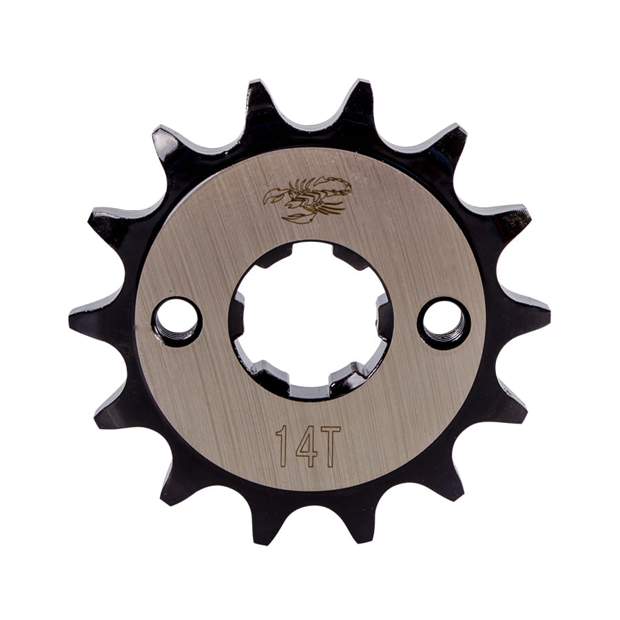 Piñon Salida 14T (428) XR 125L-150L, XR 125L BRIO, NXR 125 BROS, CBZ 160 Revo Termico Und