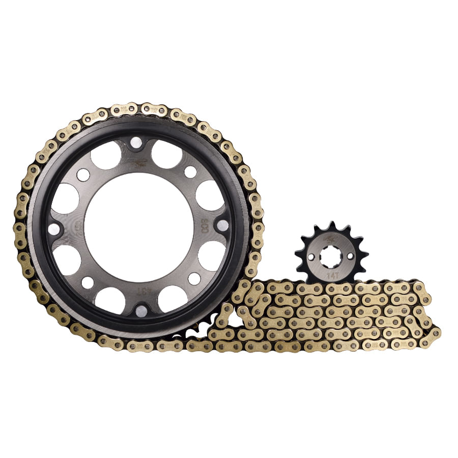 Kit Arrastre 14X43 (428h-132) CBF 125-Euro II Revo Scorpion KitX3