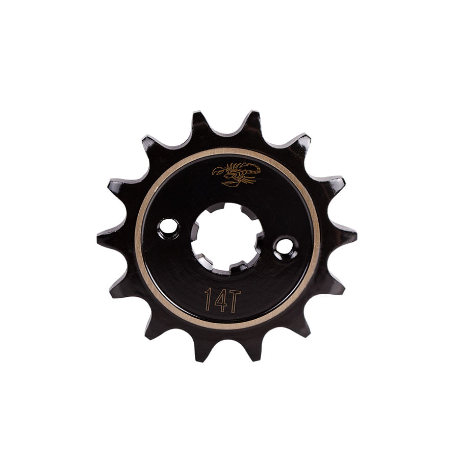 Piñon de Salida 14T (428) Discover 100-100M-110, Platino 110-TRITEC Revo Scorpion Und