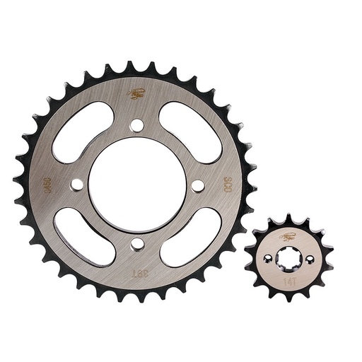 Kit Sprocket 14X39 4H (428) AKT 125-150 EVO R3, CR4 125 Dual shock-Unishock Revo Scorpion KitX2