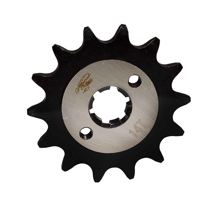 Piñon de Salida 14T (520) Pulsar 180 UG-GT BSIV-NEON-FI-200-220, 200 NS-AS-BSIV-FI, RS 200, KTM Duke 200-390, RC 200 Revo Scorpion Und
