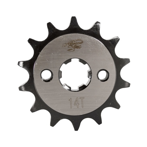 Piñon de Salida 14T (428) CB 110-DLX, CB1 PRO, Glamour 125, C 125 BIZ-ES-KS-125 +, CBF 125-S, Dream NEO 110, Wave 110 Revo Scorpion Und
