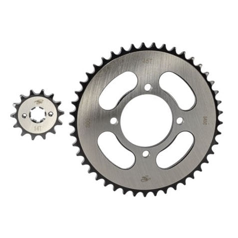 Kit Sprocket 14X45 (428) Libero 125-R, YBR 125-ESD Revo Scorpion KitX2