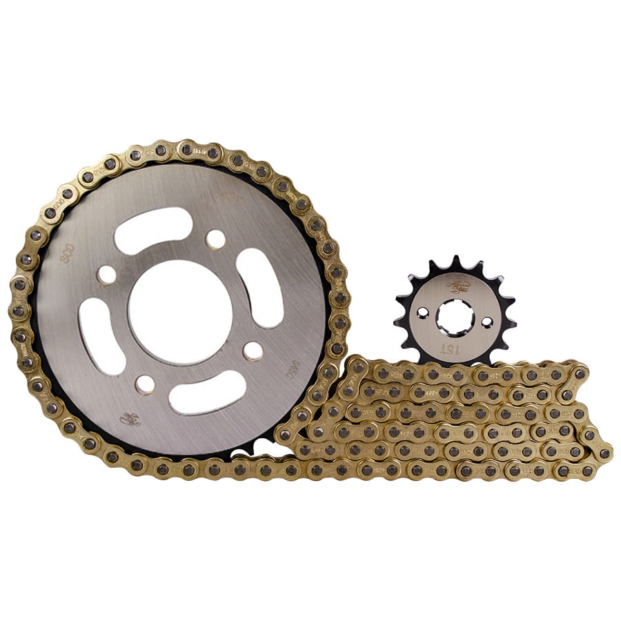 Kit Arrastre 15X43 (428h-132) CBF 150 Revo Scorpion KitX3