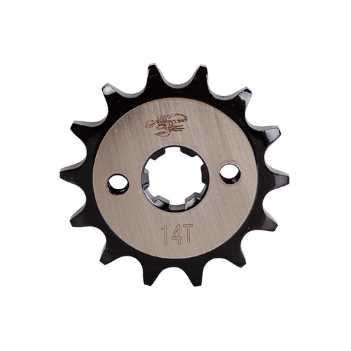 Piñon de Salida 14T(428) AX4-Evolut,Best 125,Viva X 115,Viva R Cool-Style-Evolut,Wave C 100 BIZ,AK 110,ECO 100-100 +,Splendor 100 Revo Scorpion Und