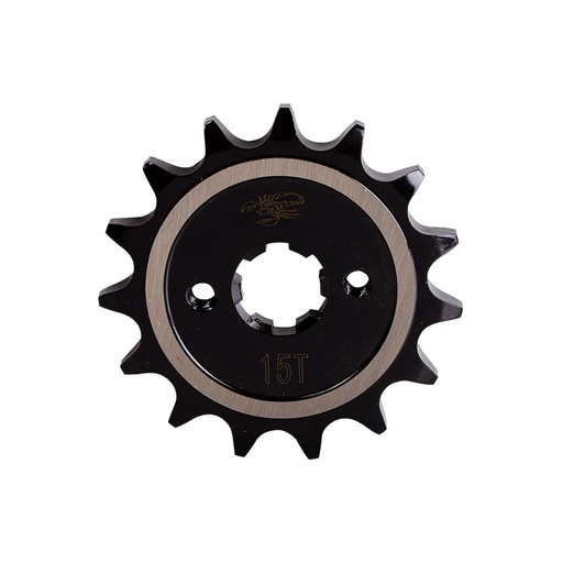 Piñon de Salida 15T (428) Pusar 135, 125-150-150 AS-160 NS, Platino 125 5S, Discover 125-150 ST, Boxer CT 102 KS-ES Revo Scorpion Und