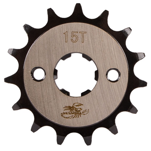 Pi?on De Salida 15T (428) RTX 150-Unishock, EVO 125-150 NE-NEW Revo Scorpion Unidad