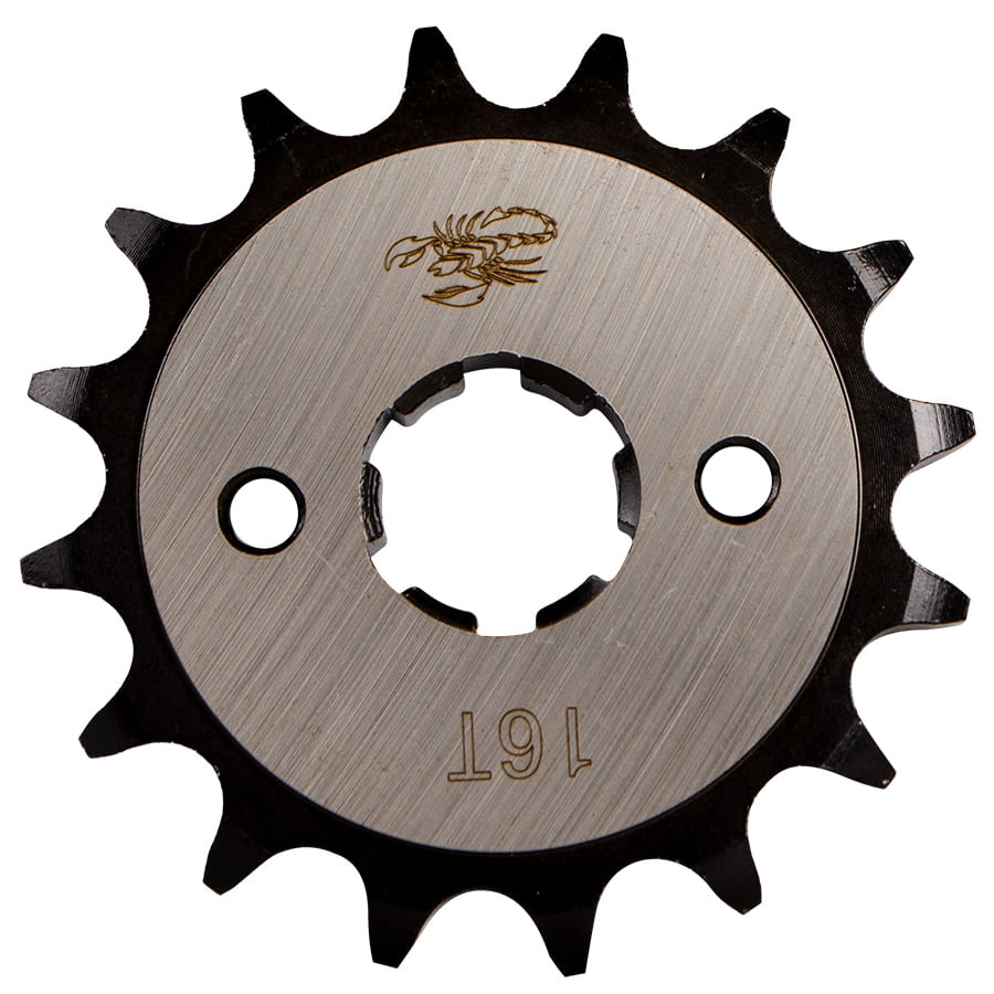Piñon de Salida 16T (428) AKT 125 Sport (2005-2007), CG 125, TT 125 MV, AKT EVO 125-150-NEW, CRA 125 Dualshock Revo Scorpion Und