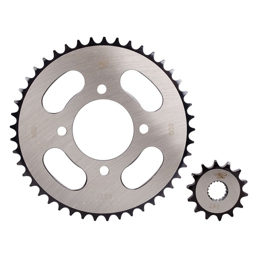 Kit Arrastre 14X43 (428) GN 125 H, GS 125, Keeway 125 Sport Revo Scorpion KitX2