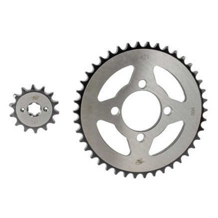 Kit Sprocket 14X44 (428) Boxer CT 100-Titanium, Platino 100 Revo Scorpion KitX2