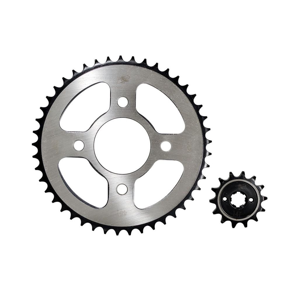Kit Sprocket 14X45 (428) Discover 125-150 ST, Pulsar 135, 125-150-160 NS Revo Scorpion KitX2