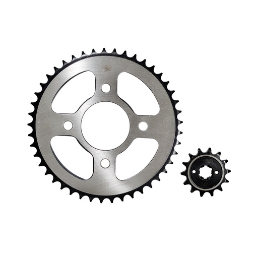 Kit Sprocket 14X45 (428) Discover 125-150 ST, Pulsar 135, 125-150-160 NS Revo Scorpion KitX2