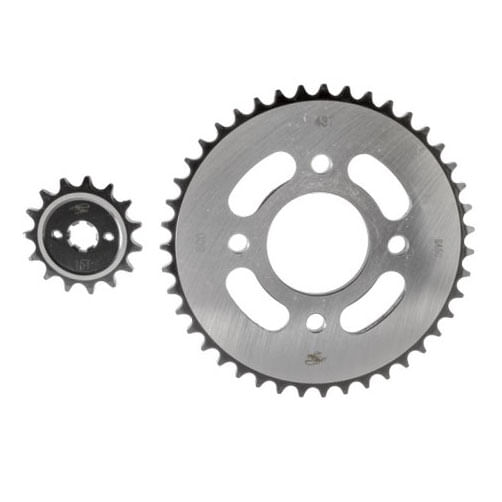 Kit Sprocket 15X43 4H (428) Pulsar 135, 125-150-60 NS, Discover 125-150 ST Revo Scorpion KitX2