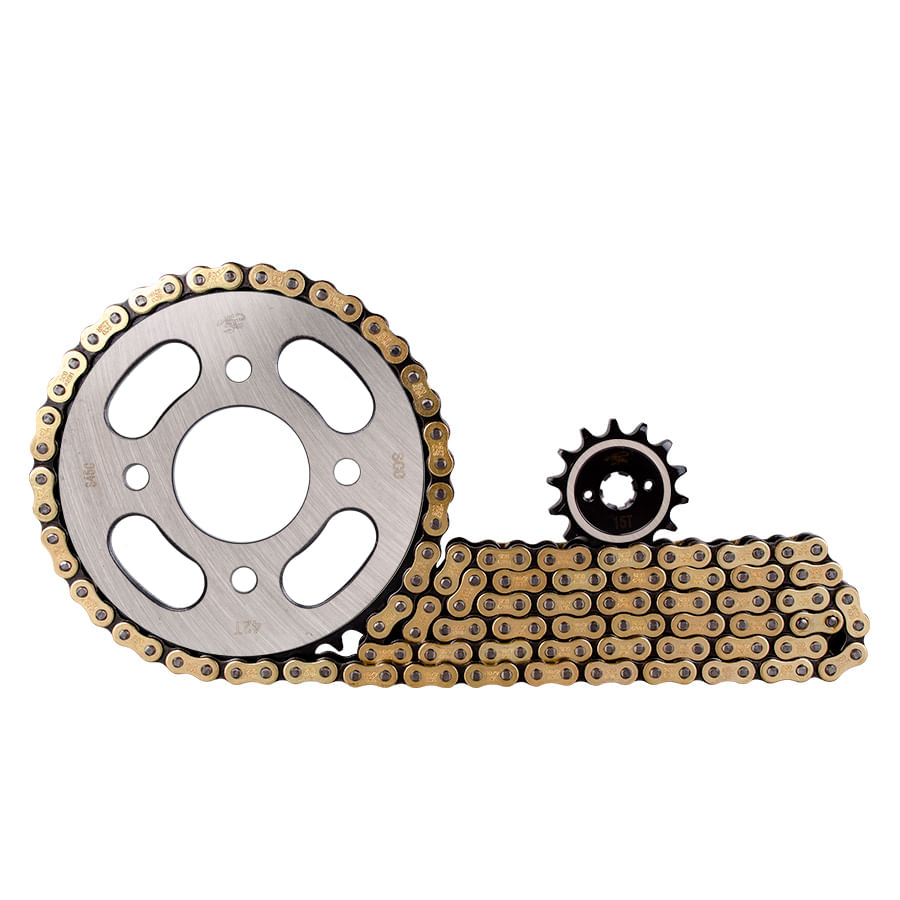 Kit de Arrastre 15X42 (428h-132) Discover 125-150 ST, Pulsar 135, 125 NS Revo Scorpion KitX3